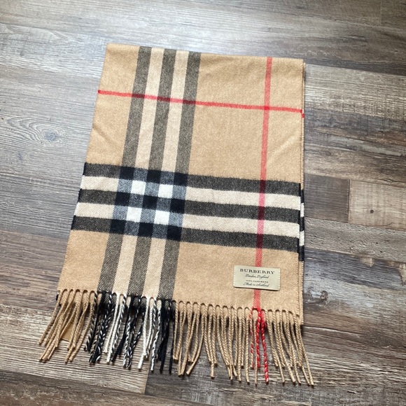 Burberry Accessories Authentic Burberry Check Scarf Poshmark